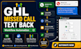 build gohighlevel missed call text back workflow automation