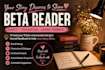 read romance beta reader, thriller beta reader, horror beta reader