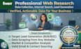 do professional web research and internet research