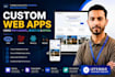 develop custom laravel react web applications