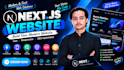 develop modern nextjs websites with react