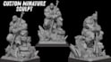 create custom 3d miniatures and character sculpts for 3d printing