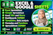 do custom excel spreadsheet, google sheets, vba, and excel template