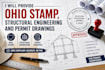 provide ohio stamp, structural engineering and permit drawings