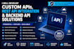 build custom API, rest api integration, secure backend API