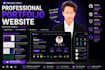 build a professional portfolio website