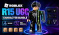 create a roblox r15 ugc character bundle with a rig cage and face animation