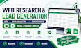 do professional web research and lead generation
