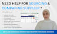 source suppliers, negotiate prices and compare quotations