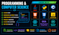 do computer science programming tasks in java python and cpp