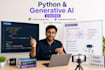 teach python and gen ai