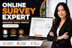 create online survey in google forms cognito form formstack surveymonkey