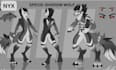 fursona ref sheet furry reference sheet anthro ref sheet furry ref sheet sfw oc