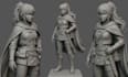 sculpt 3d anime character modeling action figures toy model statues for printing
