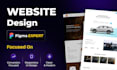 design a high converting responsive website UI UX in figma