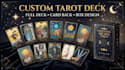 create tarot deck and custom card design