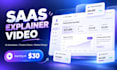create a saas explainer video with UI animation