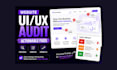 audit your website UI UX and give actionable improvements