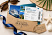create a custom cruise surprise boarding pass