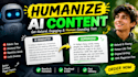 humanize ai content, rewrite and proofread ai text