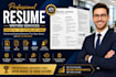professionally write and edit resume, CV and cover letter