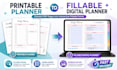 convert your printable planner into a fillable digital planner