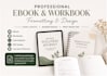 format and design your ebook, workbook, journal or planner