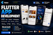 develop a custom flutter mobile app for android and ios