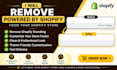 remove powered by shopify from your shopify account
