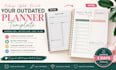 redesign update and recreate existing outdated planner template