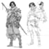 design sketches with your character