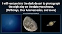 capture your special date in the night sky