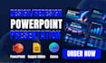do powerpoint design canva presentation investor pitch deck presentation design