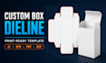 create custom box dieline and packaging die cut template