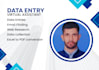 do accurate data entry web resarch email find excel to PDF