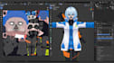 create custom vrchat avatar with full body tracking, fix rig mmd, gmod koikatau
