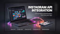 integrate instagram, youtube, facebook and linkedin api into your app