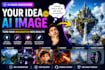 turn your ideas into stunning ai generated images