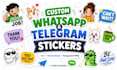 create custom whatsapp and telegram stickers