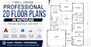 create 2d floor plans in autocad
