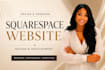 build squarespace website design or redesign squarespace website developmenent