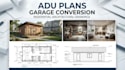 create adu plans, garage conversion and residential architectural drawing