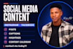 plan and create instagram and facebook social media content