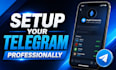setup and optimize your telegram group or channel