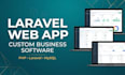 develop a custom laravel web application