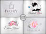 design a creative feminine author logo for your brand