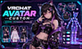 customize booth vrchat props, avatar with outfits, physbones, and toggles