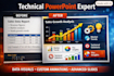 write and design powerpoint presentations PPT for business academics university