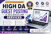 provide high da guest posting and SEO backlink services on premium blogs