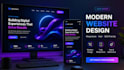 design a modern and responsive UI UX website in figma